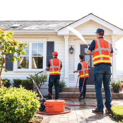 Professional housewashing service