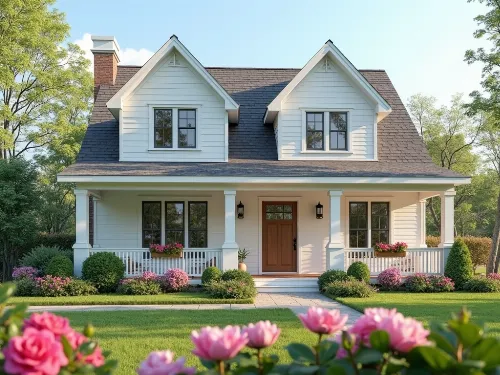 Clean house exterior after a complete wash